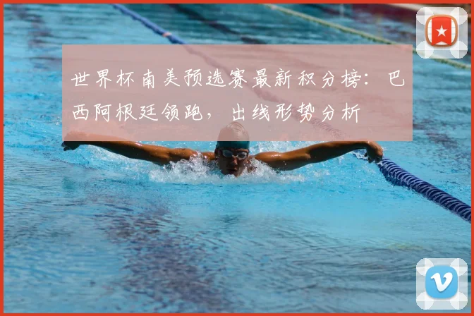 世界杯南美预选赛最新积分榜：巴西阿根廷领跑，出线形势分析